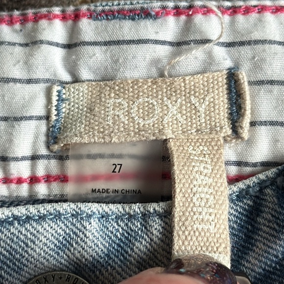 Roxy | Button Fly Straight Leg Jeans - Picture 4 of 9